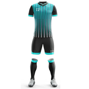 Ensemble Maillot et Short de Football Américain Personnalisé avec Doublure Sublimée – Kit Complet Respirant et Anti-Transpiration Grandes Tailles - Product Image 2