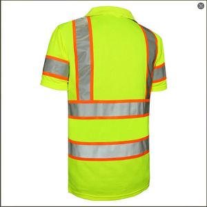 Ropa de Trabajo Industrial de Ingeniería Personalizada, Ropa de Trabajo Verde Naranja, Camiseta Polo de Seguridad, Camiseta Polo Reflectante Fluorescente - Product Image 4