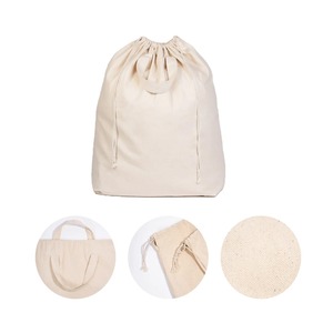 Cotton Fabric Gift Pouch Luxury Reusable <b>Drawstring</b> Storage Bag - Product Image 2