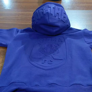 Sudadera con Capucha Personalizada al por Mayor 2026, con Logotipo en Relieve 3D, Unisex, Talla Grande, Ropa para Hombre, OEM, Sudaderas con Capucha con Relieve 3D para Hombre - Product Image 1