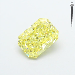 Diamante Cultivado en Laboratorio con Certificación IGI, Corte Radiante de 1.43 CT, Color Amarillo Fantasía, Claridad VVS2, CVD LG 792672553, ROYAL GEMS PARA JOYERÍA - Product Image 1