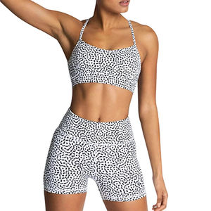 Nouveautés : Vêtements de sport, ensembles de fitness deux pièces, combinaisons dos croisé, vêtements d'entraînement, ensembles de yoga pour femmes - Product Image 4