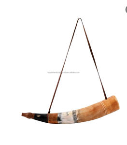 Cuerno de polvo 100% con cinturón de cuero Cuerno de polvo de buey de vaca La mejor calidad con precio directo de fábrica Cuerno de polvo de buey de búfalo - Product Image 2