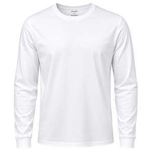 Camiseta de Manga Larga para Hombre con MOQ Bajo – 100% Algodón, 220 GSM, Camiseta Lisa de Alta Gramaje para Impresión Personalizada y Logotipo, Estilo Casual - Product Image 2