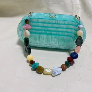 Elegante Bolso de Mano de Resina Acrílica Transparente para Mujer, Bolso de Fiesta de Noche, Bolso de Diseñador - Product Image 6