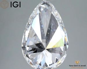 2.50กะรัตแล็บลูกแพร์ CVD เพชร12.03มม. E สี VS1ความคมชัดพร้อมใบรับรอง IGI โดยแหวนแต่งงาน Brilliance - Product Image 4