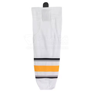 Chaussettes de hockey sur glace haut de gamme avec tissu respirant et semelle rembourrée pour une performance confortable sur la glace - Product Image 3