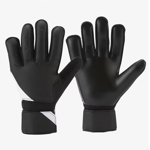 Football Goalkeeper Gloves PU <b>Full</b> Finger Non <b>Slip</b> Breathable Adjustable Wrist Strap Hook Loop Closure Unisex Silicone Printed - Product Image 1