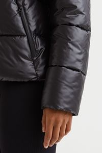 Veste matelassée personnalisée de haute qualité, sublimation, vente en gros, manteaux d'hiver pour femmes, veste courte brillante en duvet d'oie - Product Image 5