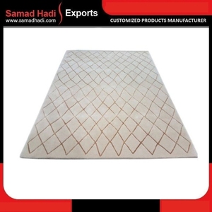 Ensembles de tapis artisanaux modernes – Meilleur prix – Tapis tuftés à la main, brodés, en laine pelucheuse, motif marocain – Vente en gros pour salon - Product Image 3
