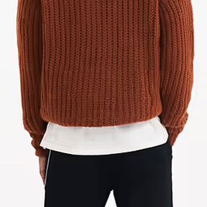 <b>Men</b> V Neck Knit Sweater Soft Lightweight <b>Long</b> Sleeve Casual Comfortable Fashion Daily Wear Autumn Winter Custom Factory Supply - Product Image 5