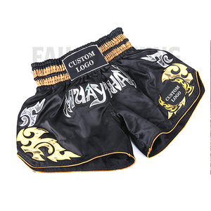 Vêtements d'arts martiaux imprimés, 100% polyester, sur mesure, prix de gros, qualité supérieure, vêtements de combat, shorts de Muay Thai - Product Image 1