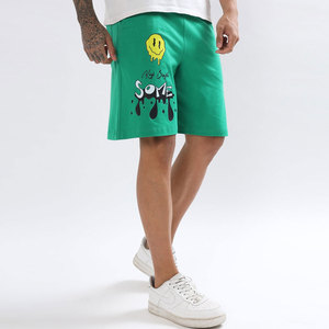 Pantalones Cortos de Hombre Personalizables al por Mayor, Estilo Casual, con Rayas, Talla Grande, Transpirables, Elásticos, de Punto, Holgados - Product Image 2