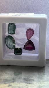 Tourmaline bicolore vert-rose, pierres précieuses fantaisie taillées, pour la création de bijoux fins, pierres précieuses de qualité supérieure, lot en gros, fournisseur - Product Image 2