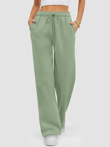 Custom Casual Dark Loose <b>Jogger</b> Embroidery Logo Cotton <b>Stacked</b> Sweatpants Women Baggy Flare Stripe Straight Wide Leg Men - Product Image 3