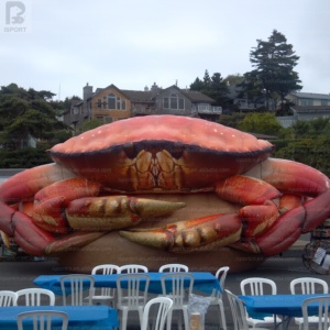 <span class=keywords><strong>Crabe</strong></span> gonflable extérieur attrayant en tissu Oxford avec logo personnalisé, sculpture de <span class=keywords><strong>crabe</strong></span> des neiges pour la promotion de festivals de fruits de mer, de plages, d'expositions ou de centres commerciaux - Product Image 2
