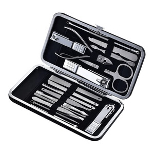 Wholesale Beauty Salon Luxurious Infant Nail Clippers Kit Best Selling 10-Piece German Stainless Steel Manicure <b>Pedicure</b> <b>Set</b> Box - Product Image 5