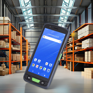 5.5 inch HD Android 11 IP67/68 công nghiệp PDA với 4GB NFC <span class=keywords><strong>RFID</strong></span> Wifi 134.2k 2D <span class=keywords><strong>LF</strong></span> xách tay cầm tay để quản lý chất thải - Product Image 2