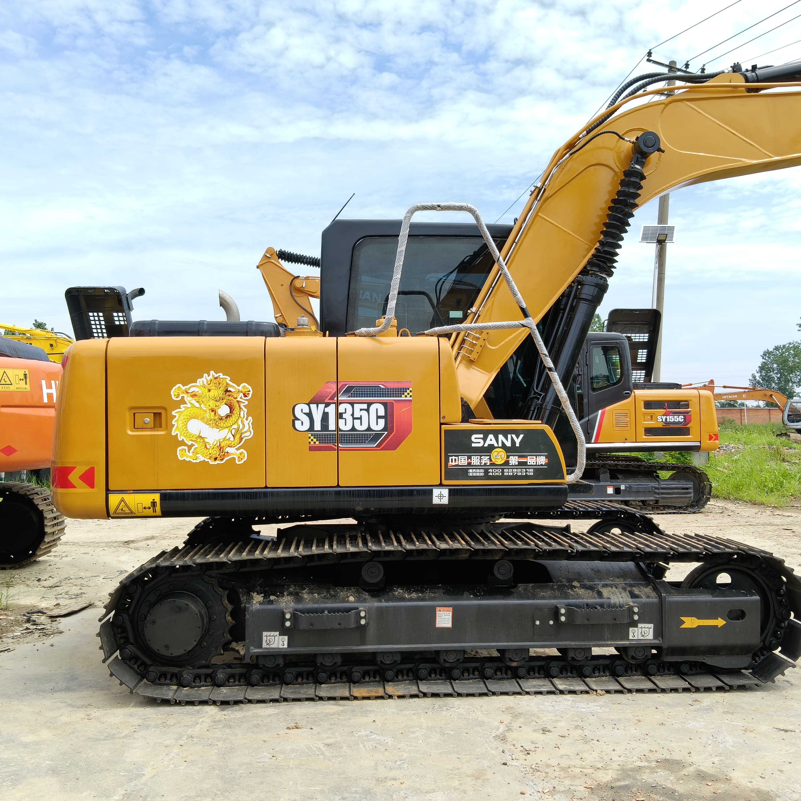 Used SANY SY135C 13.5Ton Crawler Excavator | Isuzu Engine