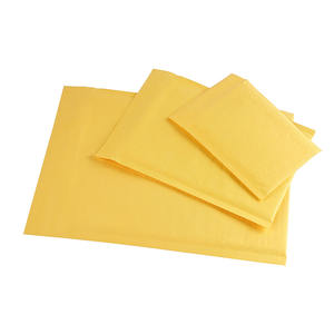 Échantillon gratuit d'enveloppes matelassées jaunes, enveloppes à bulles en kraft - Product Image 1