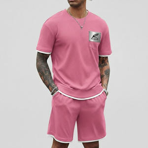 Ensemble de t-shirt et short pour homme de haute qualité, doux, à séchage rapide, imprimé, à bas prix - Product Image 3