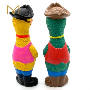 Duurzame Hondenspeelgoed Natuurlijke Piepende Kauwbare Zachte Rubberen Hondenspeelgoed Piraten Gillende Kip Groothandel Latex Hondenspeelgoed - Product Image 5