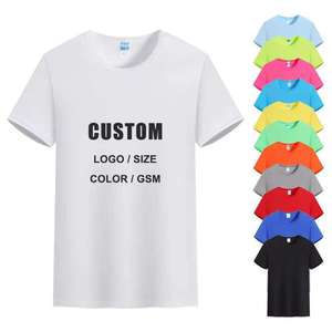 T-shirts décontractés pour hommes à col rond et manches courtes, 100 % coton, coupe classique, avec logo vintage personnalisé imprimé sur le devant, effet délavé et décoloré - Product Image 2