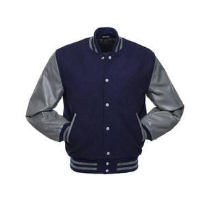 Veste de baseball universitaire personnalisée en gros pour hommes, veste varsity pour hommes, veste de baseball avec patch en chenille, veste en laine et cuir - Product Image 5