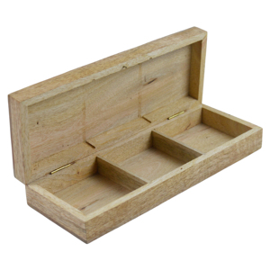 Masala Dabba Square Shaped Wooden Box High Quality Finished Best Selling in Wholesale - Product Image 2