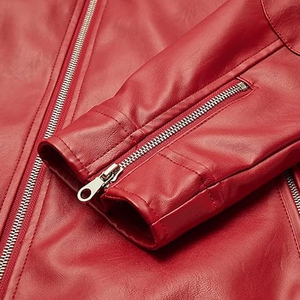 Chaqueta de cuero para hombre, diseño de moda, nueva llegada, chaqueta de cuero PU para hombre, chaqueta de cuero vacuno de primera calidad para hombre - Product Image 6
