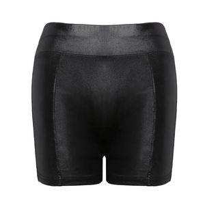 Shorts en similicuir PU brillant taille haute pour femme 2026 – Coupe slim, mini, sexy, pour la danse et les soirées en club - Product Image 5