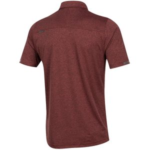 Polo à manches courtes gris pour homme avec poche poitrine, tissu tricoté à séchage rapide, style décontracté, coupe classique - Product Image 5