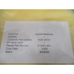 AMAT 0020-48131 Parker E10461-X01 Dooe <b>Seal</b>, 108528 - Trusted Global Legacy Semiconductor Equipment and Parts at - Product Image 3