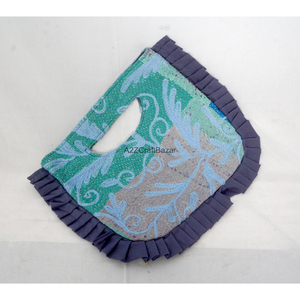 Handmade Cotton Suzani Embroidery Patchwork Clutch Zipper Closure Tassel Fashion Party Exhibition Cosmetic <b>Gifts</b> for Her - Product Image 1