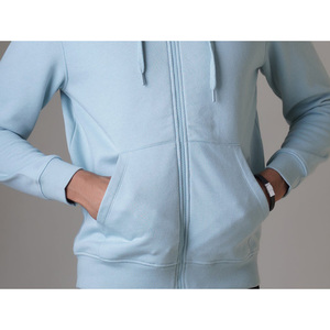 Sudadera con capucha personalizada de clase Elite para hombre, con cremallera, de algodón grueso, forro polar, lisa, transpirable, cómoda, estilo urbano. - Product Image 2