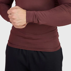 New Style Solid Color <b>Men</b> Long Sleeve Long Sleeves T <b>Shirt</b> Round Neck <b>Compression</b> T <b>Shirt</b> <b>for</b> Sale - Product Image 4