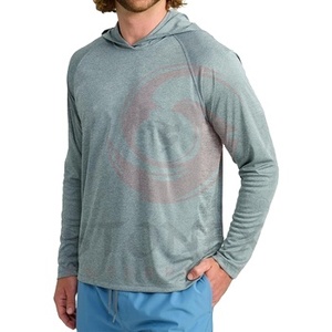 Sudadera con Capucha de Pesca de Manga Larga, Transpirable, con Protección Solar UPF 50, de Secado Rápido y Diseño Liso - Product Image 2
