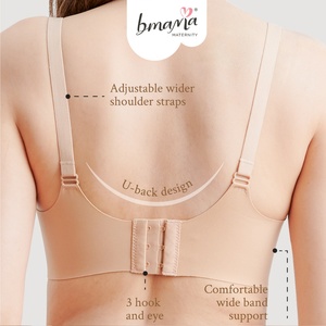 Anti Bacterial Seamless Nursing <b>Bra</b> Wireless Maternity Breastfeeding <b>Bra</b> Lightweight Breathable Comfort <b>Bra</b> BR511 - Product Image 5