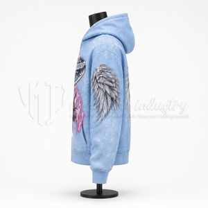 Fabricante de sudaderas con capucha y cremallera personalizadas para hombre, sudadera extragrande estilo streetwear con estampado completo. - Product Image 5
