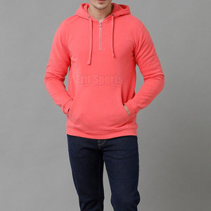 Plain <b>Pullover</b> <b>Men</b> Quarter Zip Hoodies Premium Quality 2026 New Design Cotton Hoodies For <b>Men</b> - Product Image 5