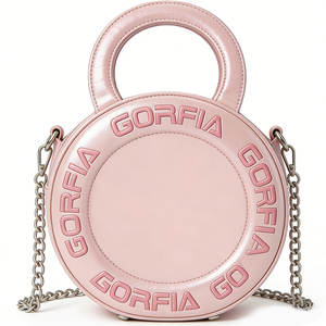 Nouveau sac à main en cuir PU de créateur, sac à main rond portable à fermeture éclair pour femmes, tendance été - Product Image 4