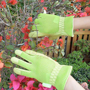 Guantes de jardinería flexibles con agarre fuerte para trabajos en el jardín, plantar, desmalezar y manipular la tierra, guantes de jardinería protectores - Product Image 6