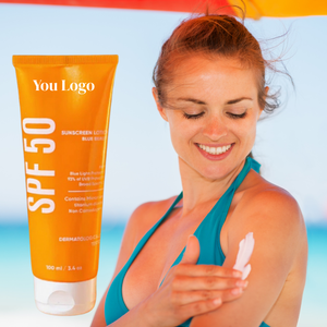 ครีมกันแดดเกาหลี SPF50+ AHA ลดเลือนริ้วรอย เรตินอล คอลลาเจน เซนเทลล่า น้ำมันโจโจ้บา ผลิตแบบ OEM ODM ช่วยให้ผิวขาวกระจ่างใส วิตามิน B5 ครบครัน - Product Image 4