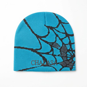 Factory Wholesale Custom Design All Covered Jacquard Logo 100% Wool Casual Unisex Winter Knitted Beanie Hats - Product Image 6