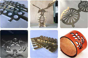 Lasermen Thiết kế kích thước nhỏ 900*1300 mét sợi và CO2 máy cắt laser cho kim loại và phi kim loại cắt với fscut điều khiển - Product Image 6