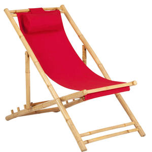 Modern Versatile <b>Foldable</b> Bamboo Beach Chair Fishing Style for Outdoor Park <b>Garden</b> Hotel or Villa Living Room <b>Furniture</b> - Product Image 1