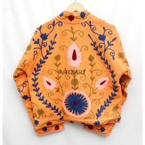 Chaqueta Suzani Bordada a Mano Estilo Boho, Chaqueta Floral, Chaqueta Suzani Bordada, Chaqueta TNT, Ropa de Mujer - Product Image 3