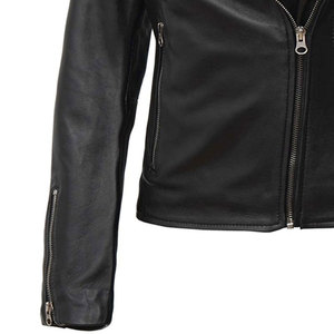 Veste en cuir de haute qualité, logo personnalisé imprimé, veste en cuir tendance, vêtements en cuir pour femmes - Product Image 6