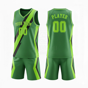 Conjunto de Camiseta de Baloncesto Azul, Cuello en V, Sin Mangas, Impresión Sublimada, Poliéster, Unisex para Adultos, Todas las Temporadas, Ajuste Atlético de Malla - Product Image 2