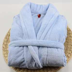 Nesta Sports Wholesale Luxury Thick Bathrobe Adult <b>Women</b> & Men Coral Fleece Polyester Home & Gift Bathrobe - Product Image 4